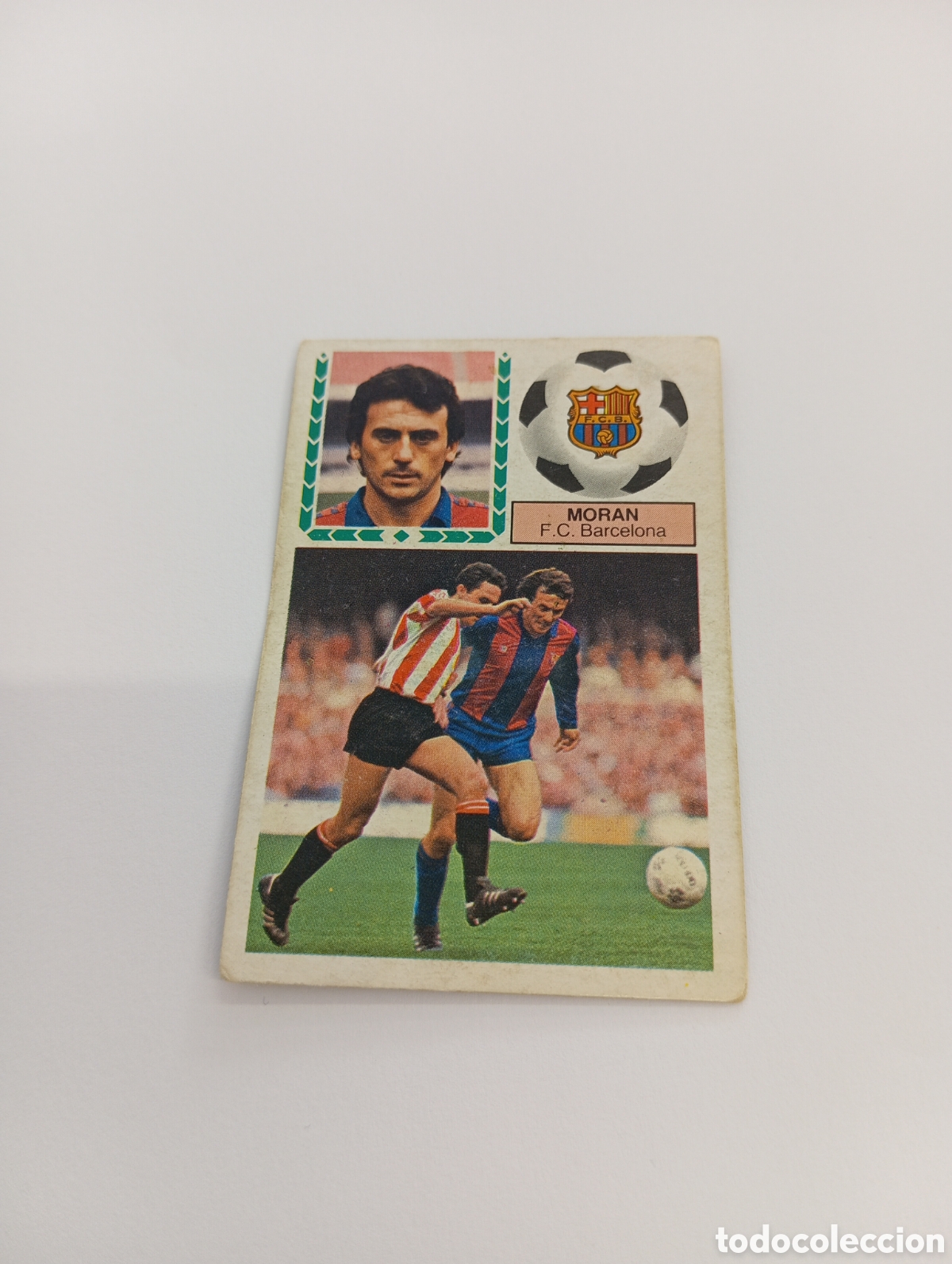 Cromos de F&uacute;tbol: MORAN Barcelona Liga Este 1983 1984 Panini 83 84 NUEVO NUNCA PEGADO