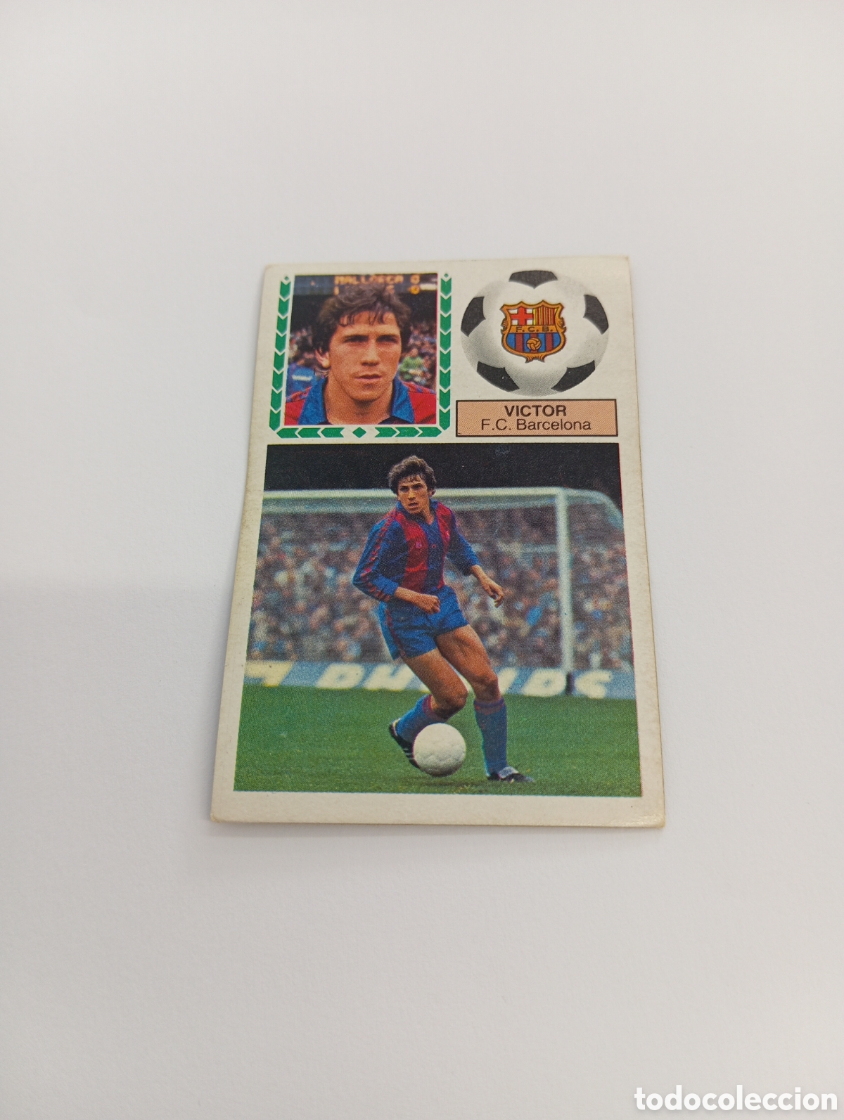 Cromos de F&uacute;tbol: V&Iacute;CTOR Barcelona Liga Este 1983 1984 Panini 83 84 NUEVO NUNCA PEGADO