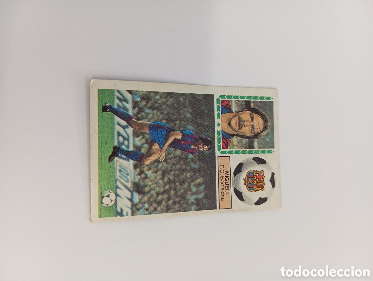 Cromos de F&uacute;tbol: MIGUELI Barcelona Liga Este 1983 1984 Panini 83 84 RECUPERADO
