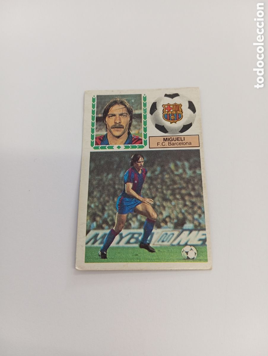 Cromos de F&uacute;tbol: MIGUELI Barcelona Liga Este 1983 1984 Panini 83 84 RECUPERADO