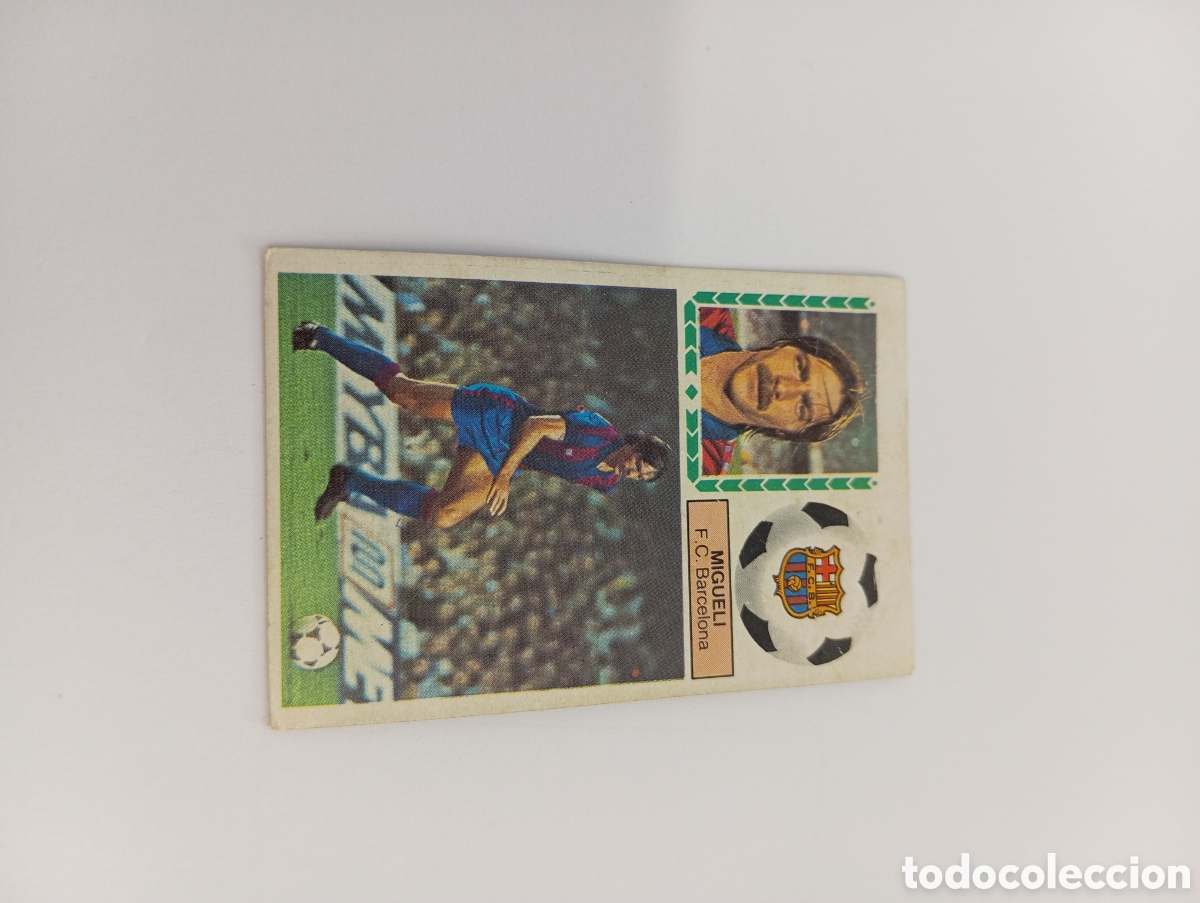 Cromos de F&uacute;tbol: MIGUELI Barcelona Liga Este 1983 1984 Panini 83 84 RECUPERADO