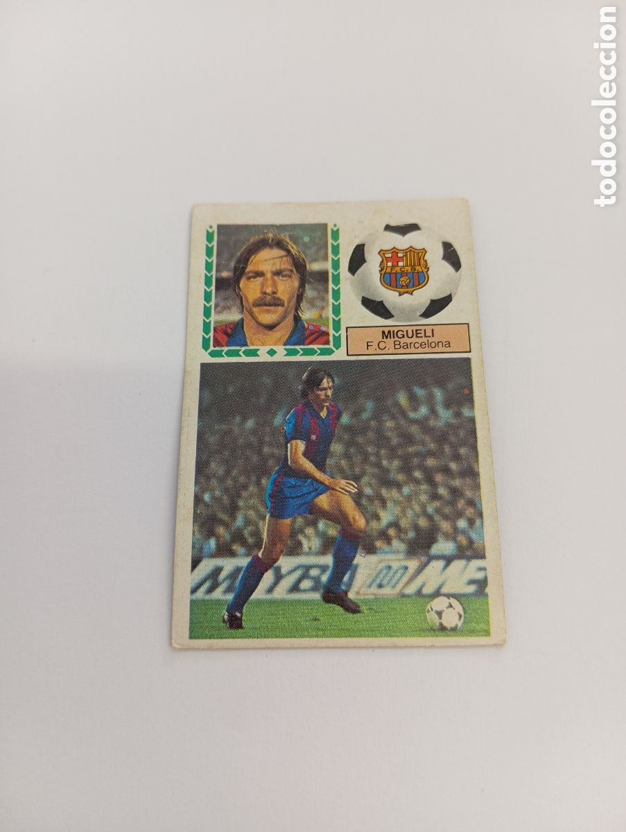 Cromos de F&uacute;tbol: MIGUELI Barcelona Liga Este 1983 1984 Panini 83 84 RECUPERADO