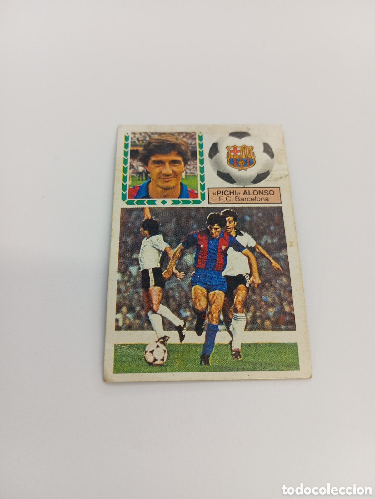 Figurine di Calcio: PICHI ALONSO Barcelona Liga Este 1983 1984 Panini 83 84 RECUPERADO