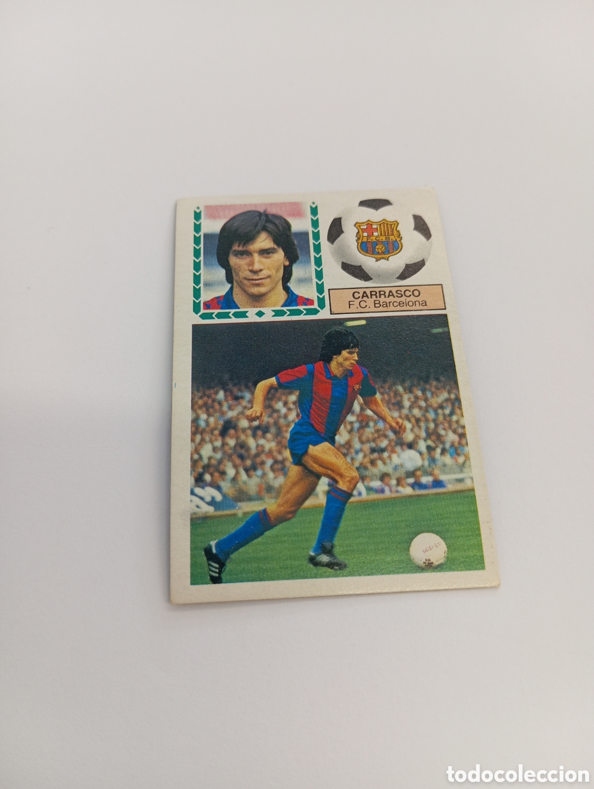 Figurine di Calcio: CARRASCO Barcelona Liga Este 1983 1984 Panini 83 84 RECUPERADO
