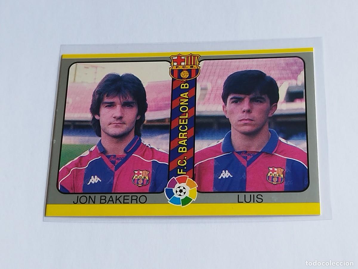 Cromos de F&uacute;tbol: JON BAKERO LUIS #225 FC BARCELONA B - MUNDICROMO FUTBOL TOTAL LA LIGA 1994 1995 MC 2&ordf; DIVISION 94 95