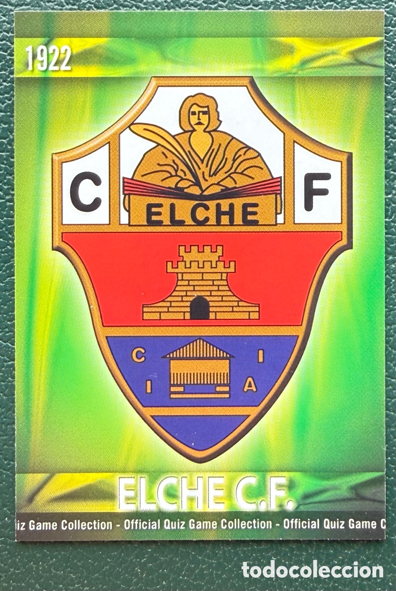 Cromos de f&uacute;tbol: 943 ESCUDO ELCHE CF MATE FICHAS ALBUM MUNDICROMO 2009 2010 09 10