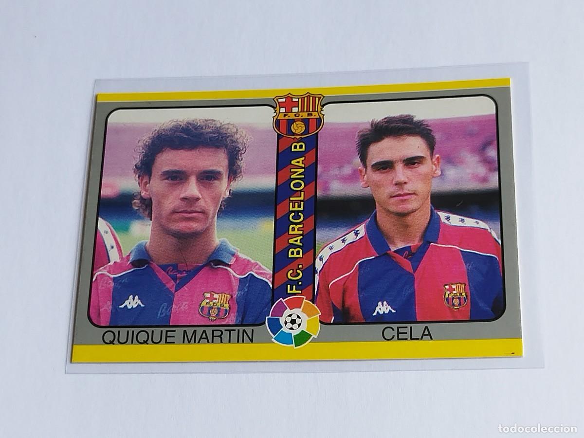 Cromos de F&uacute;tbol: QUIQUE MARTIN CELA #228 FC BARCELONA B - MUNDICROMO FUTBOL TOTAL LA LIGA 1994 1995 2&ordf; DIVISION 94 95