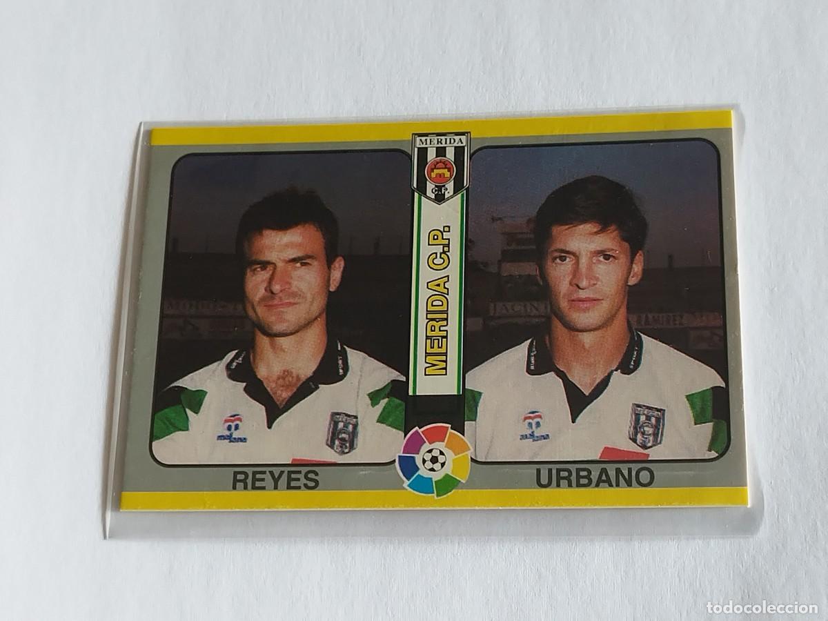 Figurine di Calcio: REYES URBANO #232 M&Eacute;RIDA CP - MUNDICROMO FUTBOL TOTAL LA LIGA 1994 1995 - MC 2&ordf; DIVISION 94 95
