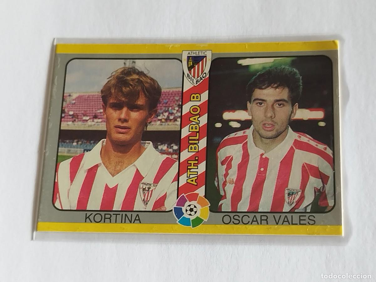 Cromos de Futebol: KORTINA OSCAR VALES #262 ATHLETIC B - MUNDICROMO FUTBOL TOTAL LA LIGA 1994 1995 2&ordf; DIVISION 94 95