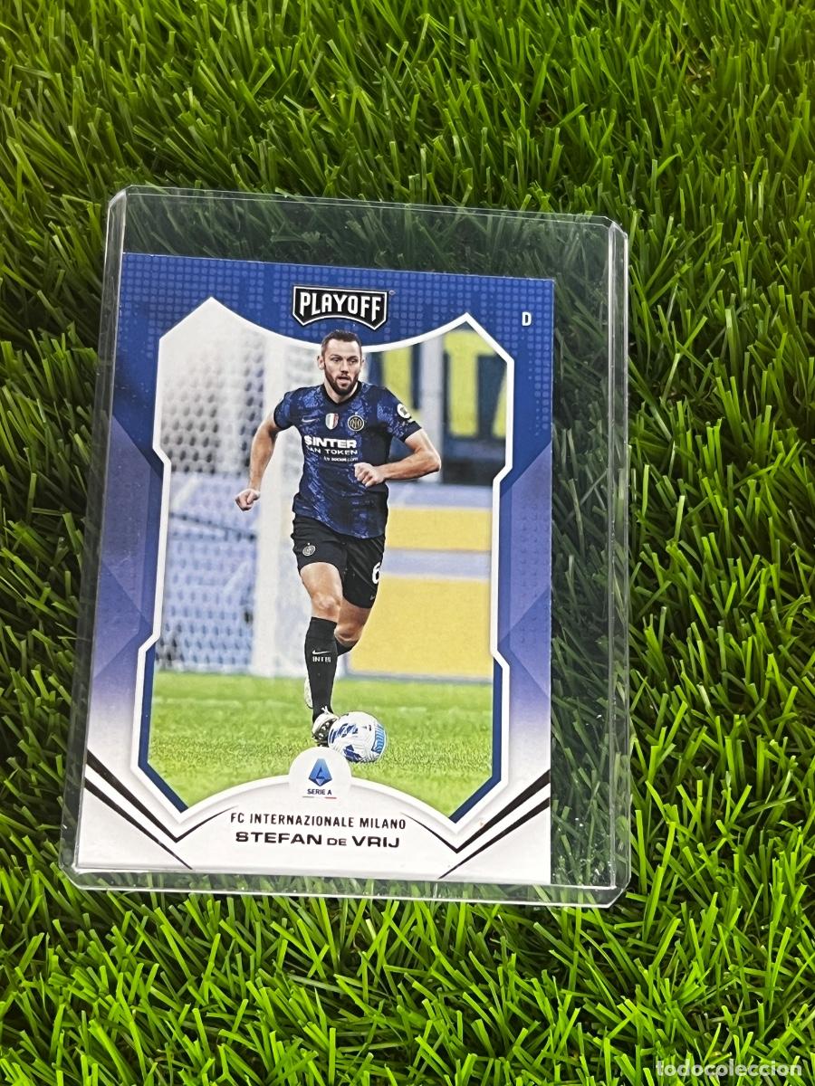 Cromos de f&uacute;tbol: N&ordm; 68 Stefan de Vrij Playoff Inter de Mil&aacute;n Panini Chronicles Serie A 21 22