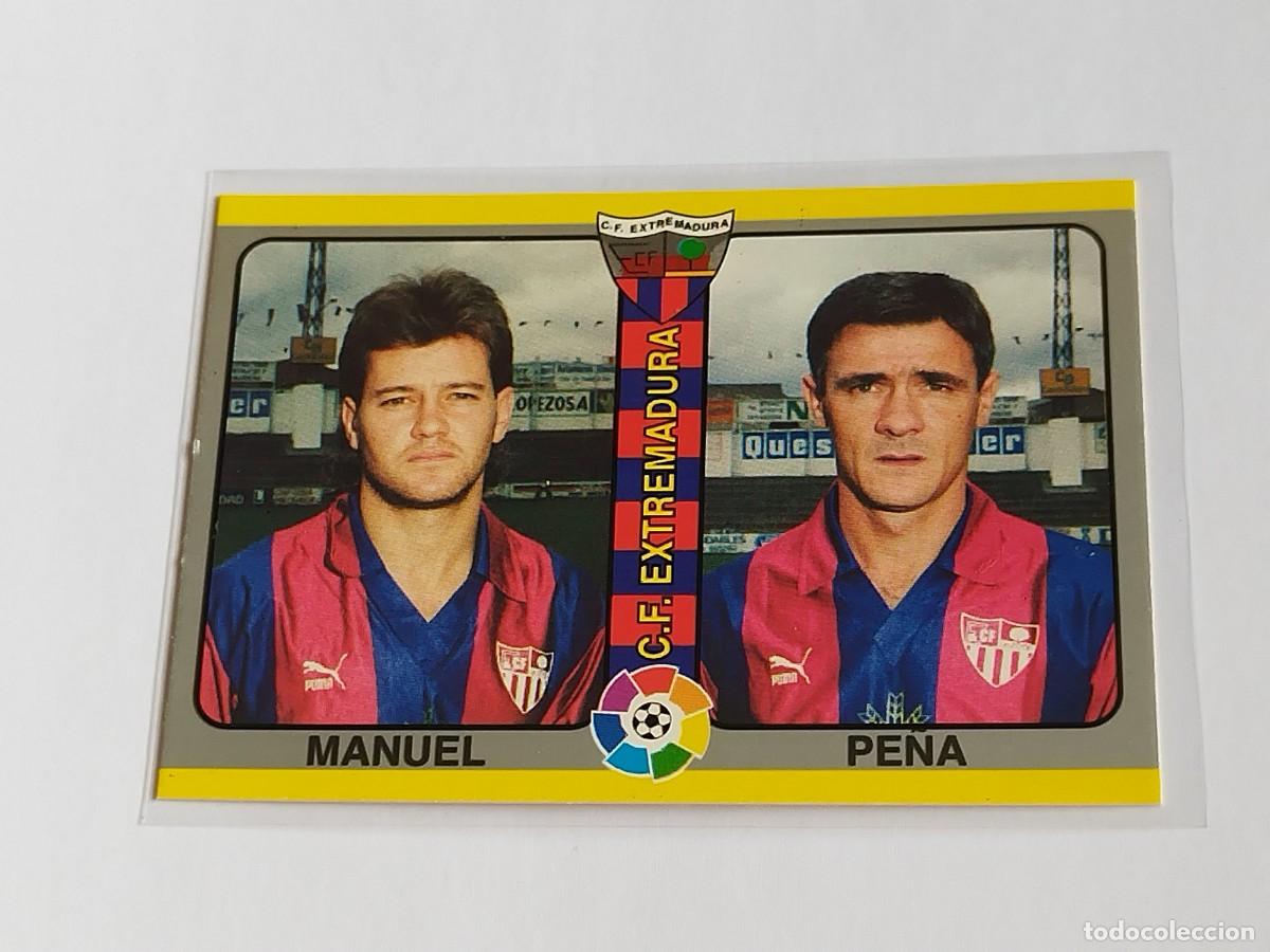 Football Stickers: MANUEL PE&Ntilde;A #300 CF EXTREMADURA - MUNDICROMO FUTBOL TOTAL LA LIGA 1994 1995 - MC 2&ordf; DIVISION 94 95