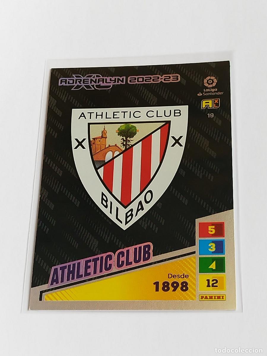 Figurine di Calcio: ESCUDO LOGO ATHLETIC CLUB #19 - ADRENALYN XL LA LIGA SANTANDER 2022 2023 - PANINI 22 23 CROMO