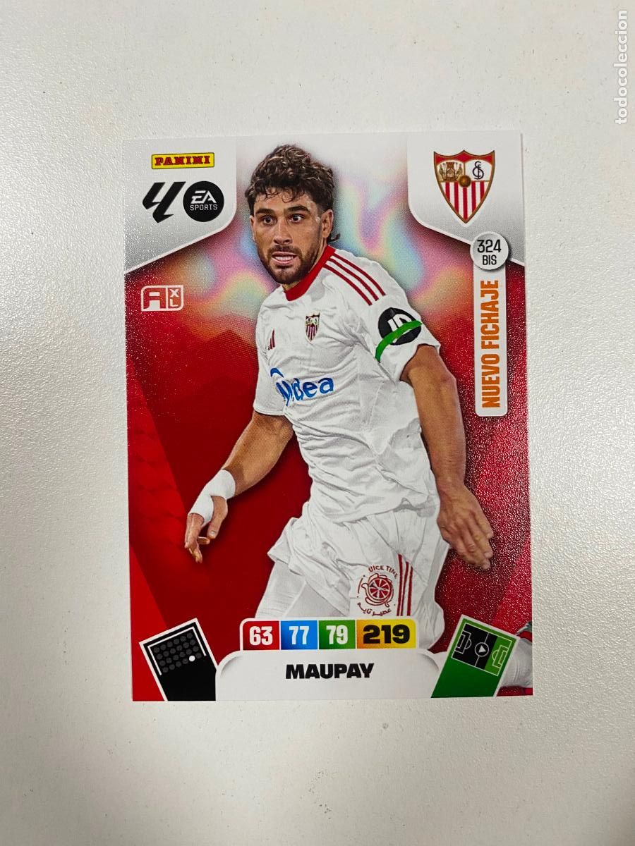 Figurine di Calcio: MAUPAY 324BIS - NUEVO FICHAJE - SEVILLA Adrenalyn XL Liga 25 26 Panini 2025 2026