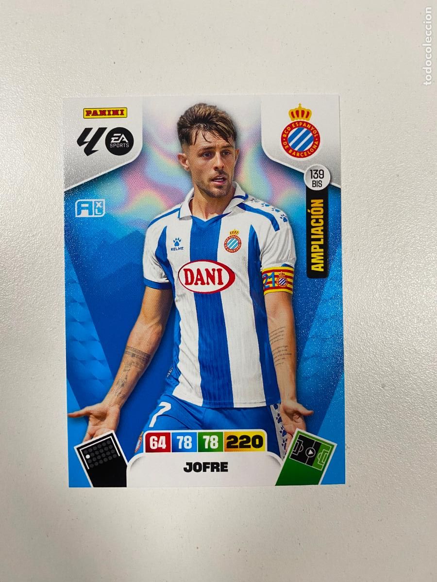 Figurine di Calcio: JOFRE 139BIS - AMPLIACI&Oacute;N - ESPANYOL Adrenalyn XL LaLiga 25 26 Panini 2025 2026