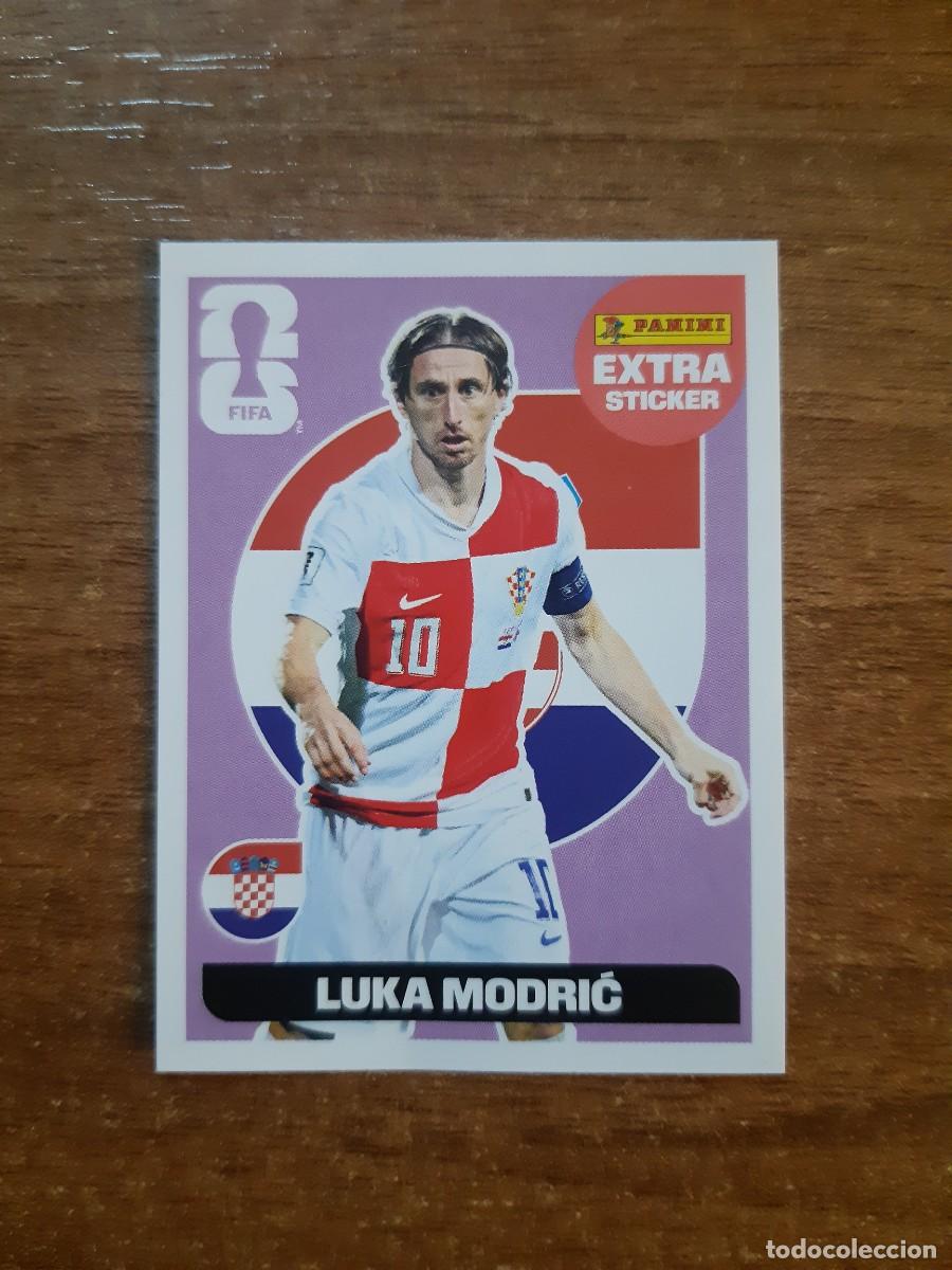 Cromos de f&uacute;tbol: LUKA MODRIC CROACIA EXTRA STICKER MUNDIAL 2026 PANINI. NUEVO SIN PEGAR