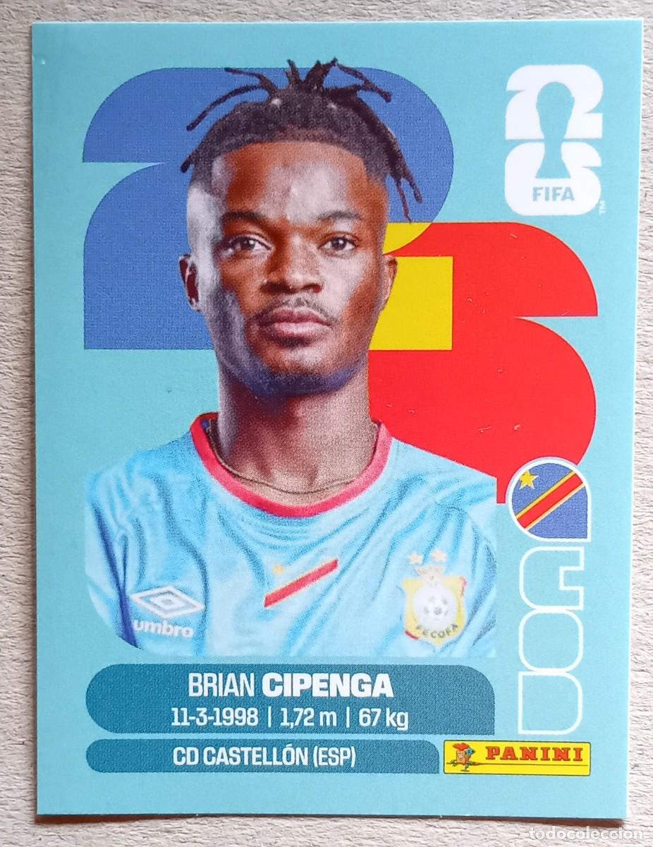 Fu&szlig;ball-Sticker: Figurina Panini 2026 Cromo World Cup Usa Mundial 2026 Brian Cipenga Congo n COD 17