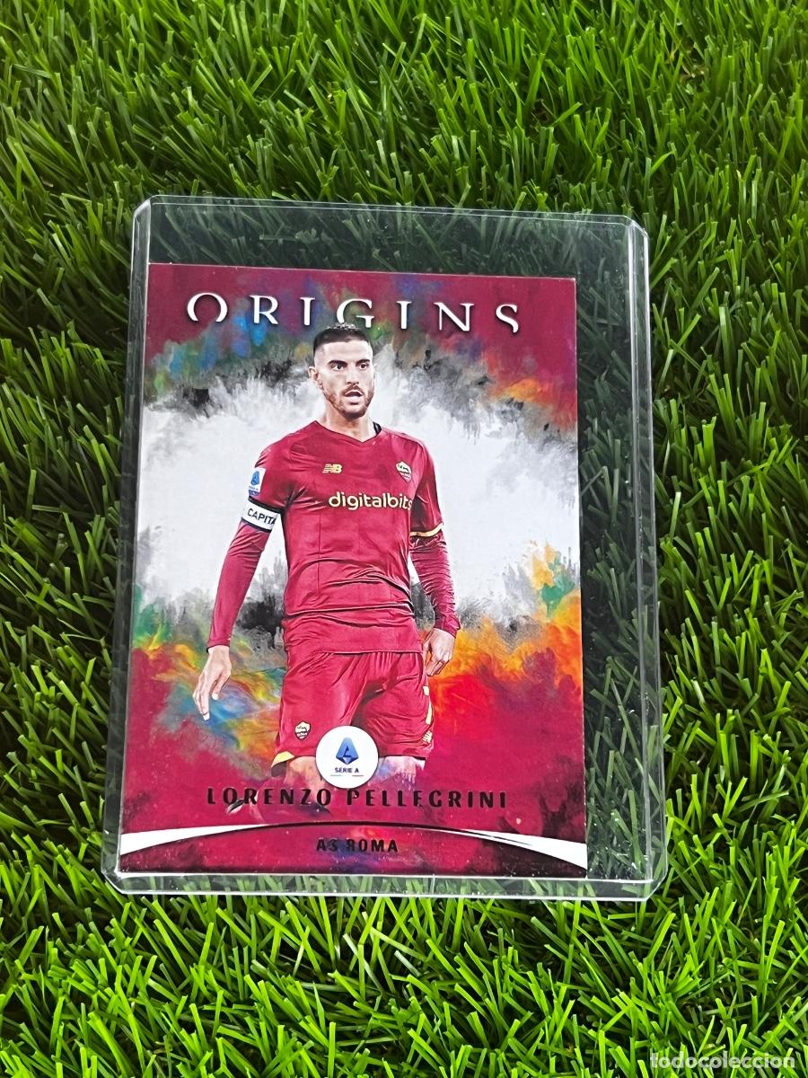 Cromos de F&uacute;tbol: N&ordm; 84 Lorenzo Pellegrini Origins AS Roma Panini Chronicles Serie A 21 22