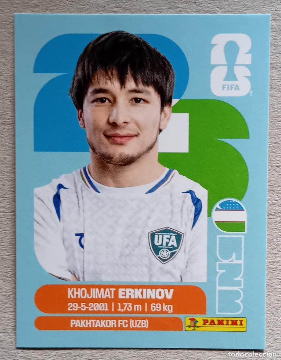 Cromos de F&uacute;tbol: Figurina Panini 2026 Cromo World Cup Usa Mundial 2026 Khojmat Erkinov Uzbekistan n UZB 15