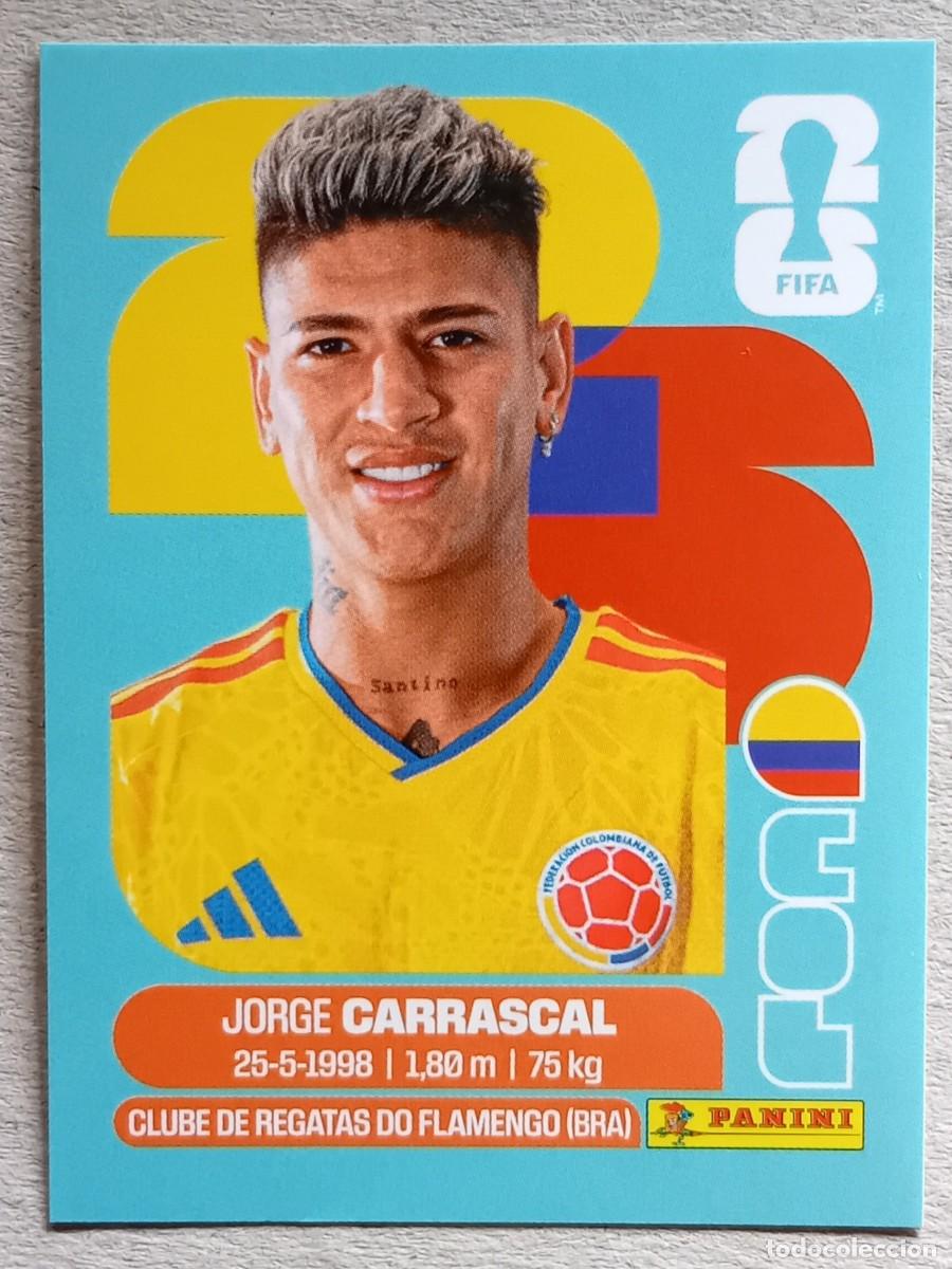 Cromos de F&uacute;tbol: Figurina Panini 2026 Cromo World Cup Usa Mundial 2026 Jorge Carrascal Colombia n COL 16