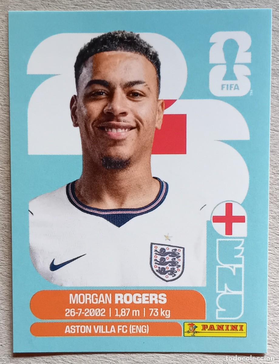 Cromos de F&uacute;tbol: Figurina Panini 2026 Cromo World Cup Usa Mundial 2026 Morgan Rogers England n ENG 14