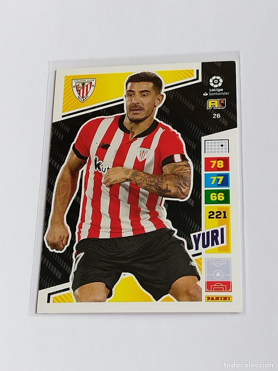 Cromos de F&uacute;tbol: YURI #26 ATHLETIC CLUB - ADRENALYN XL LA LIGA SANTANDER 2022 2023 - PANINI 22 23 CROMO