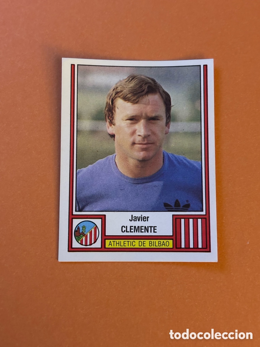 Cromos de F&uacute;tbol: 4 CLEMENTE ENTRENADOR ATHLETIC DE BILBAO CROMO CROM FUTBOL 83 PANRICO PANINI SIN PEGAR
