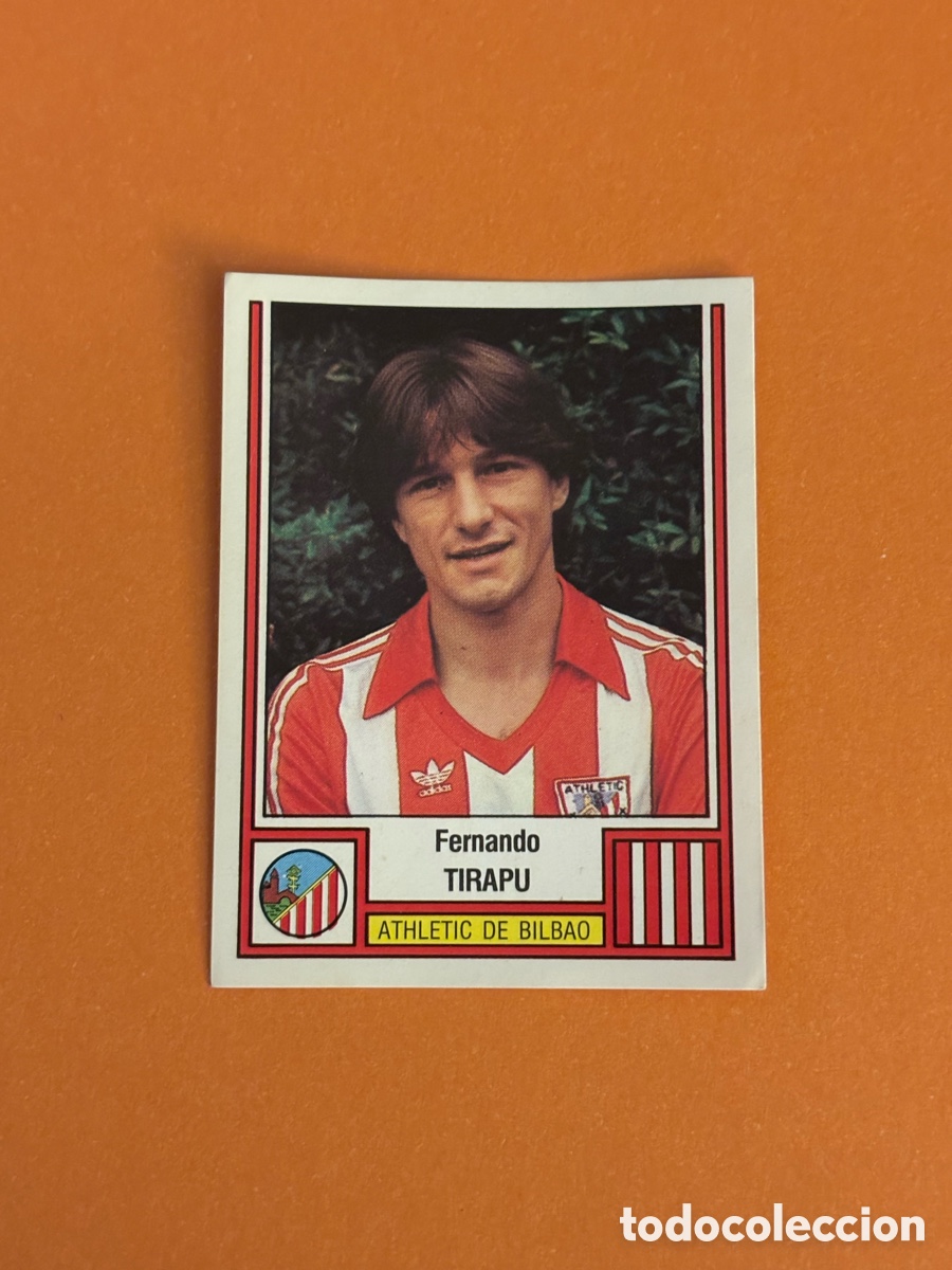 Football Stickers: PANINI FUTBOL 83 - N&ordm; 8 TIRAPU (ATH.BILBAO) 1982-1983 NUNCA PEGADO