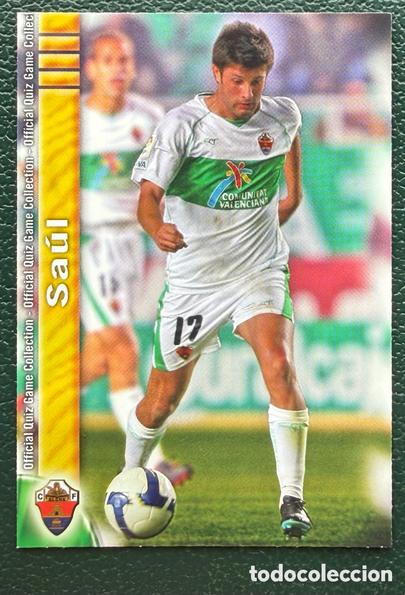 Cromos de f&uacute;tbol: 952 SAUL ELCHE CF FICHAS ALBUM MUNDICROMO 2009 2010 09 10