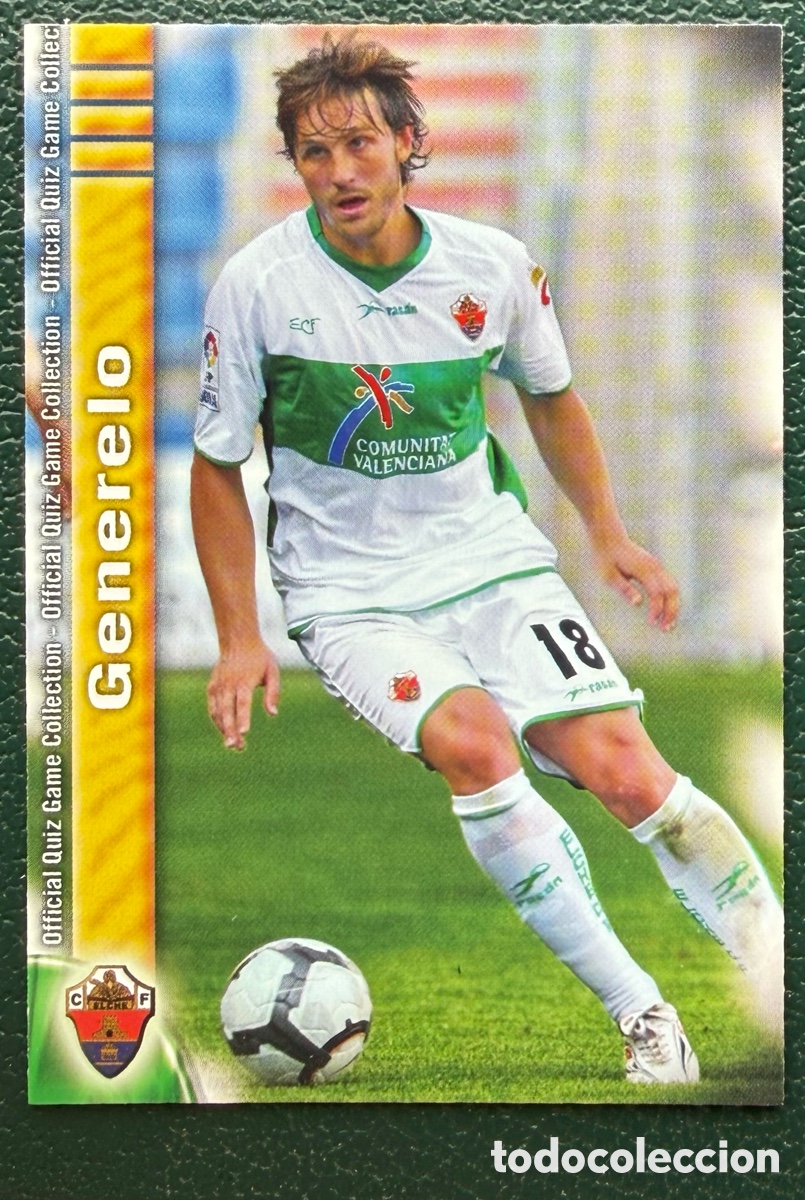 Cromos de f&uacute;tbol: 954 GENERELO ELCHE CF FICHAS ALBUM MUNDICROMO 2009 2010 09 10