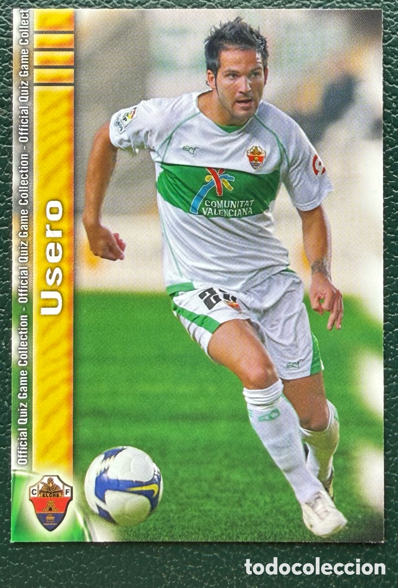 Cromos de f&uacute;tbol: 956 USERO ELCHE CF FICHAS ALBUM MUNDICROMO 2009 2010 09 10