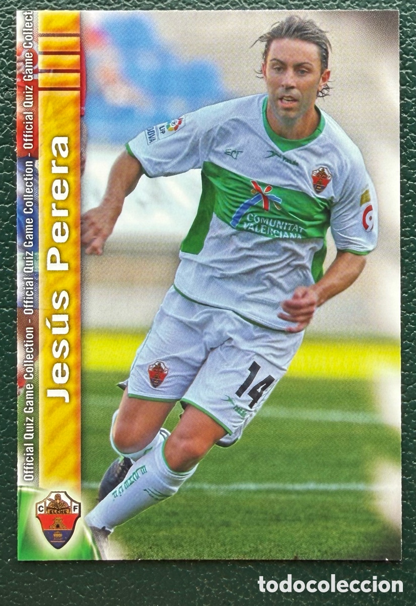 Cromos de f&uacute;tbol: 960 JESUS PERERA ELCHE CF FICHAS ALBUM MUNDICROMO 2009 2010 09 10