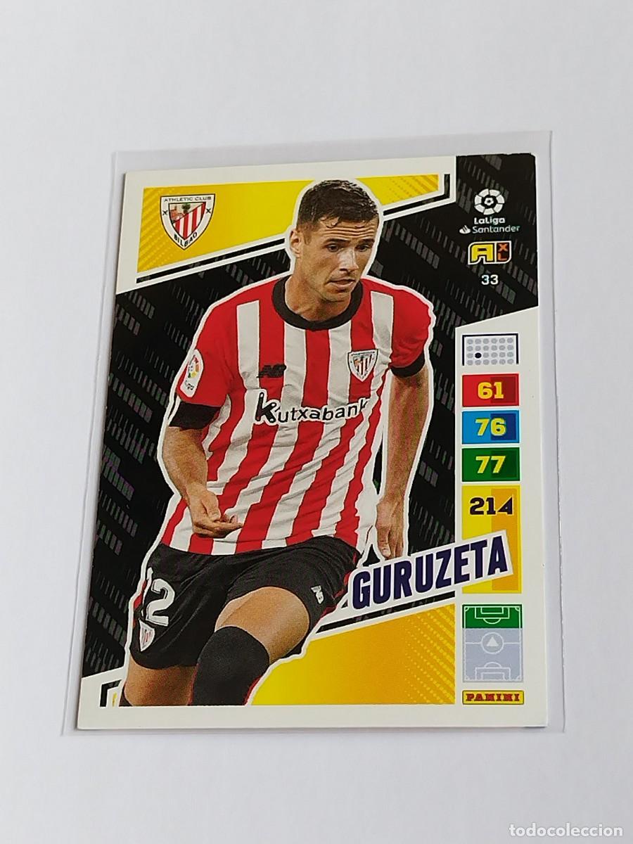 Cromos de F&uacute;tbol: GURUZETA #33 ATHLETIC CLUB - ADRENALYN XL LA LIGA SANTANDER 2022 2023 - PANINI 22 23 CROMO