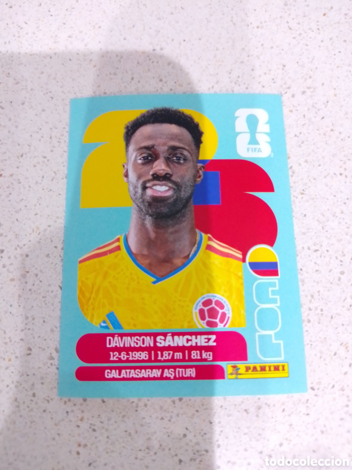 Cromos de F&uacute;tbol: CROMO N&Uacute;MERO 4 SANCHEZ COLOMBIA . MUNDIAL 2026. PANINI.
