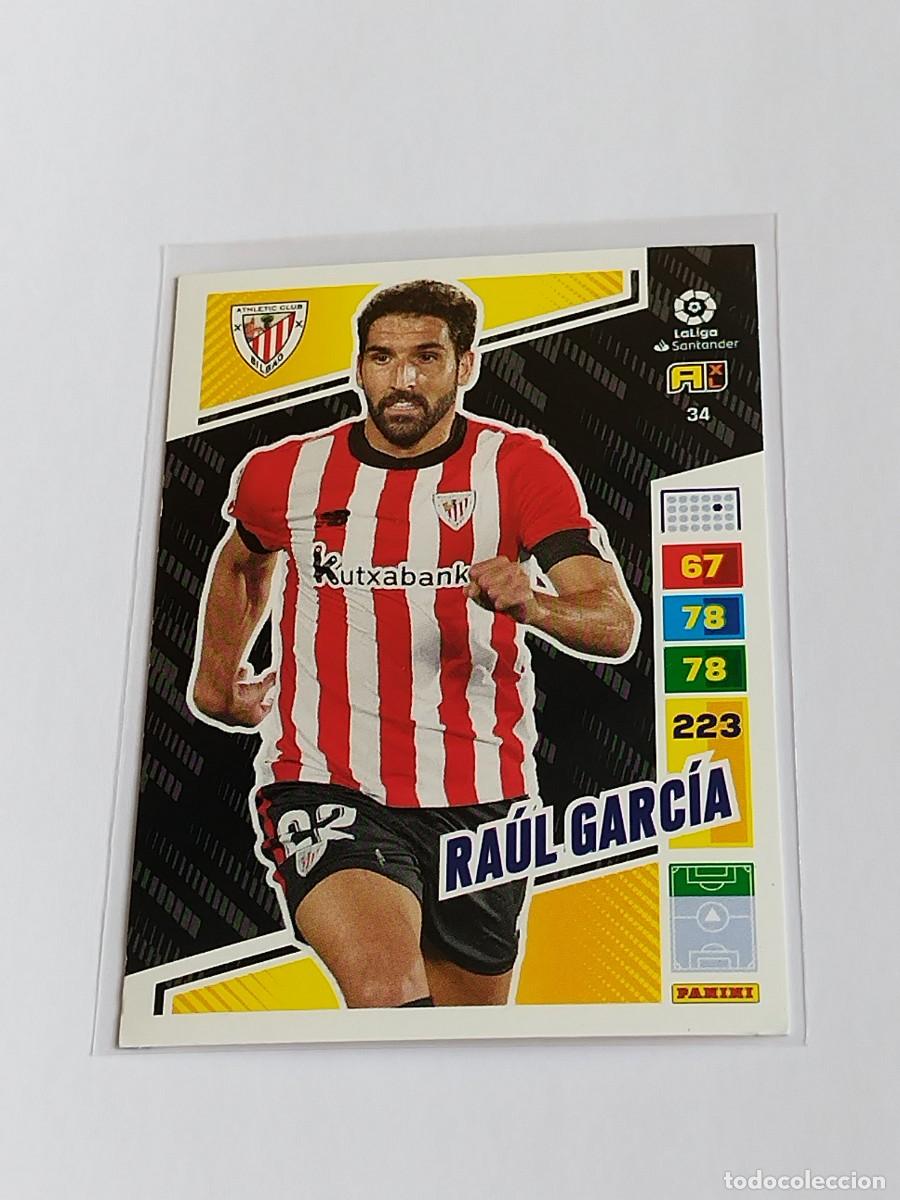 Cromos de F&uacute;tbol: RA&Uacute;L GARC&Iacute;A #34 ATHLETIC CLUB - ADRENALYN XL LA LIGA SANTANDER 2022 2023 - PANINI 22 23 CROMO