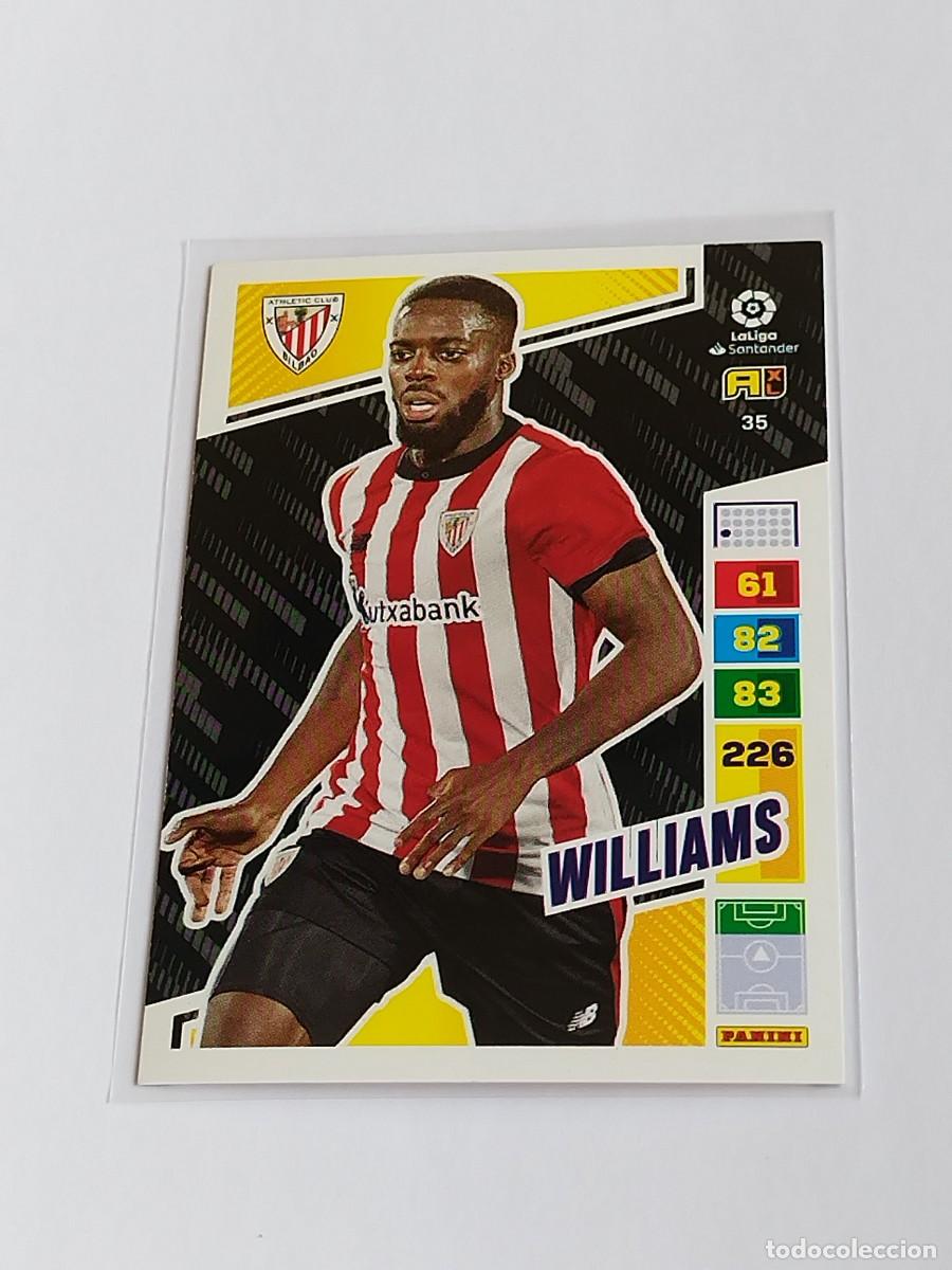 Cromos de F&uacute;tbol: WILLIAMS #35 ATHLETIC CLUB - ADRENALYN XL LA LIGA SANTANDER 2022 2023 - PANINI 22 23 CROMO