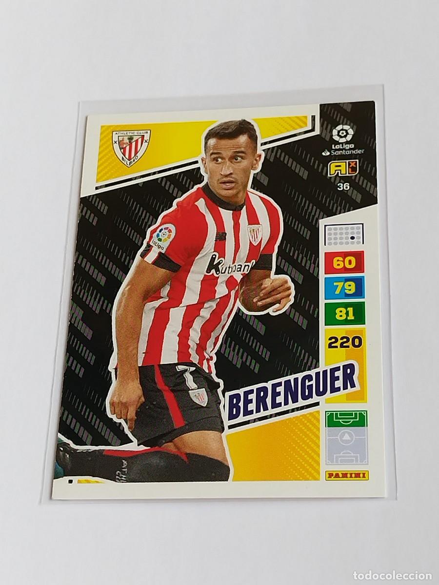 Cromos de F&uacute;tbol: BERENGUER #36 ATHLETIC CLUB - ADRENALYN XL LA LIGA SANTANDER 2022 2023 - PANINI 22 23 CROMO