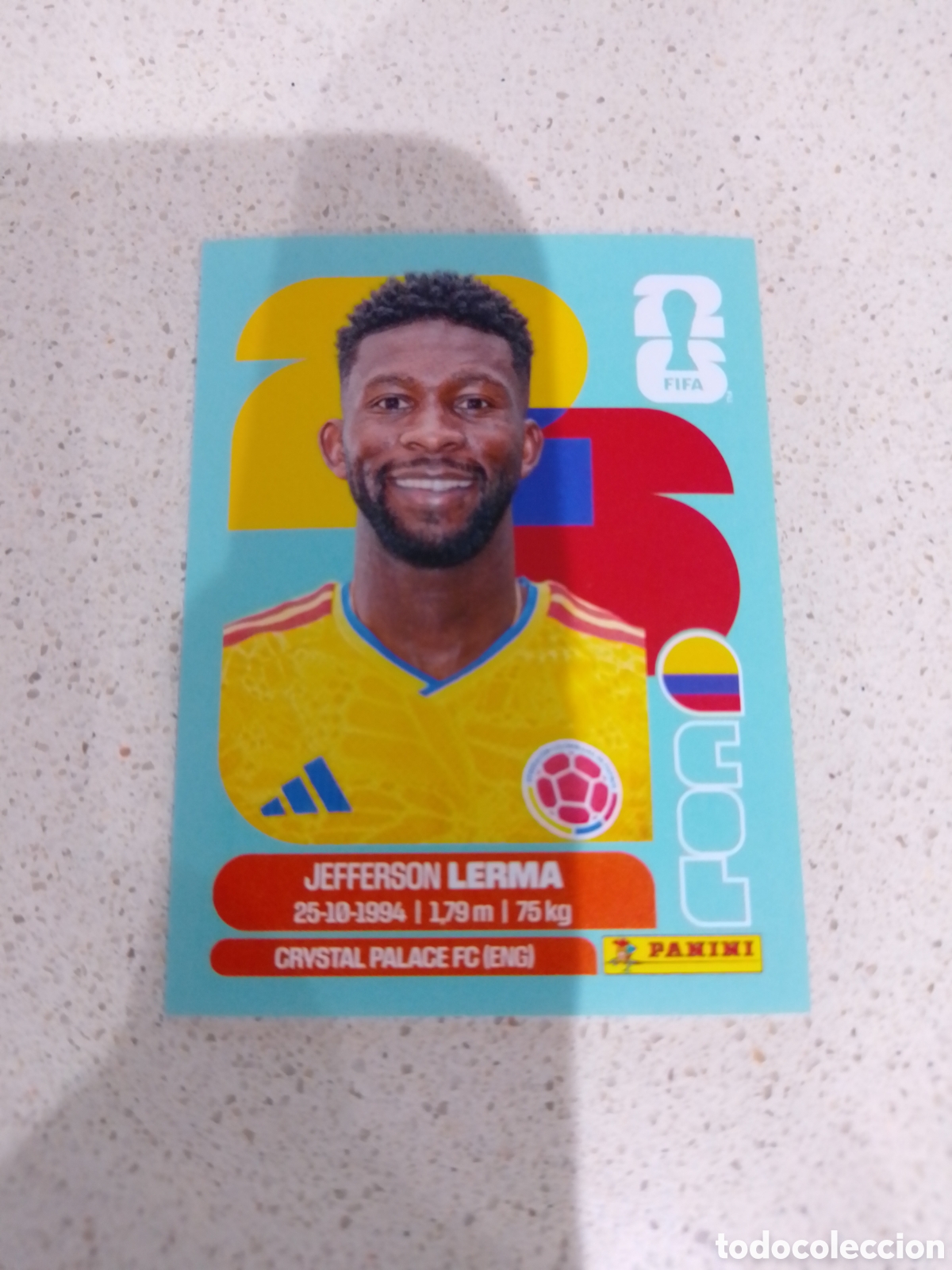 Cromos de F&uacute;tbol: CROMO N&Uacute;MERO 10 LERMA COLOMBIA . MUNDIAL 2026. PANINI.