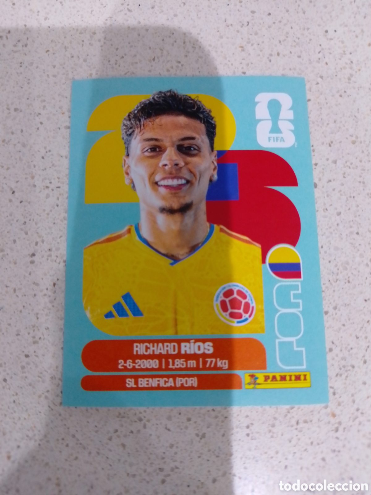 Cromos de F&uacute;tbol: CROMO N&Uacute;MERO 12 RIOS COLOMBIA . MUNDIAL 2026. PANINI.