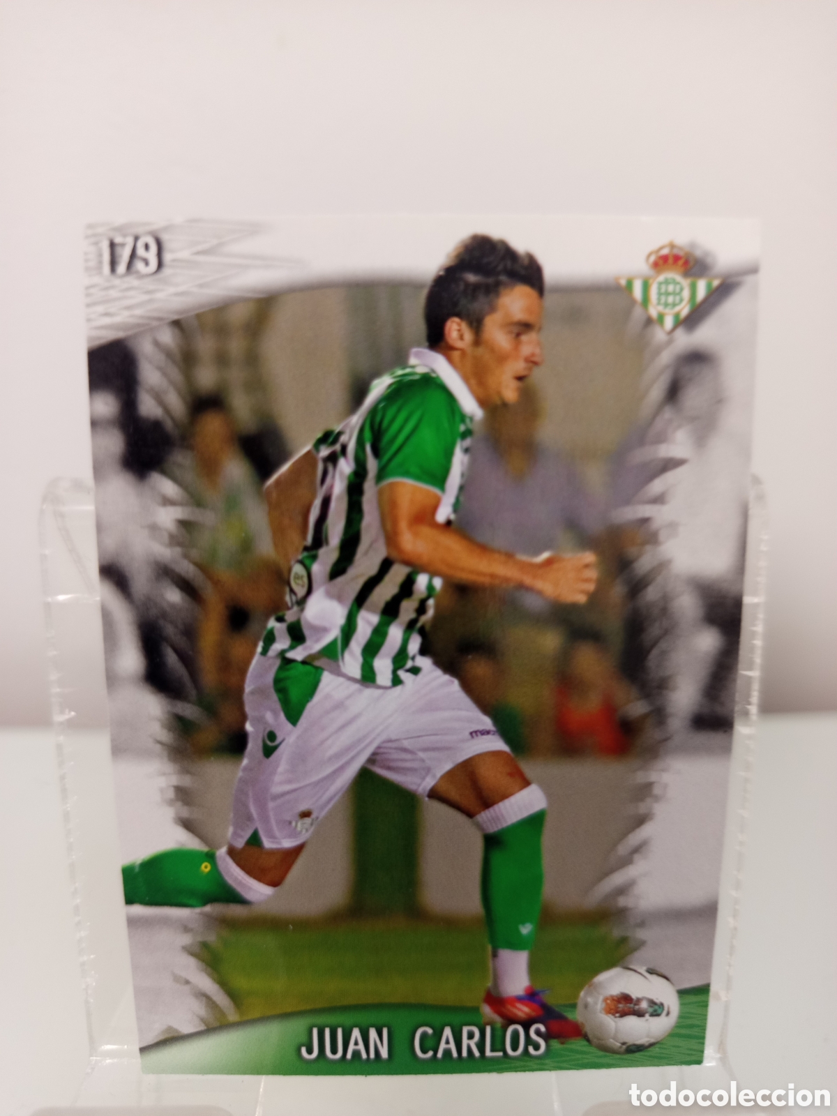 Cromos de F&uacute;tbol: ❇️ CROMO CARD ⚽ JUAN CARLOS BETIS 179 FICHAS LIGA QUIZ GAME 2014 13 14 2013 2014 MUNDICROMO ❇️