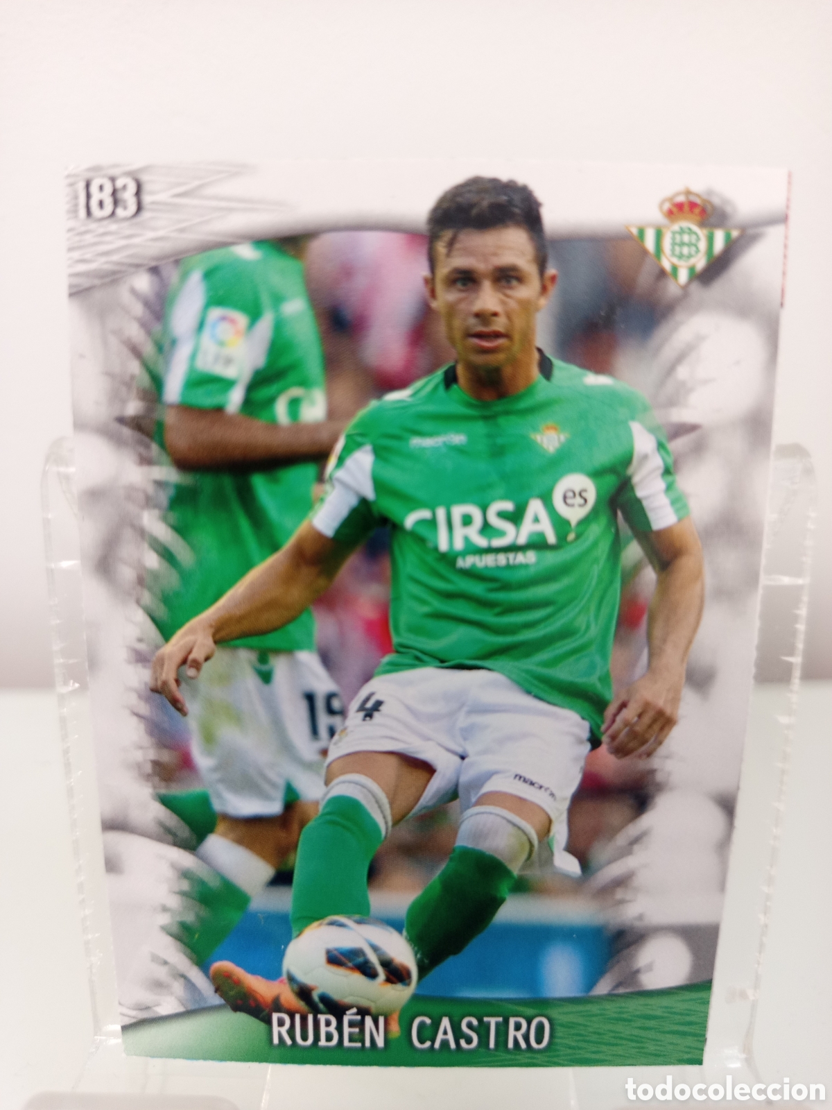 Cromos de Futebol: ❇️ CROMO CARD ⚽ RUB&Eacute;N CASTRO BETIS 183 FICHAS LIGA QUIZ GAME 2014 13 14 2013 2014 MUNDICROMO ❇️