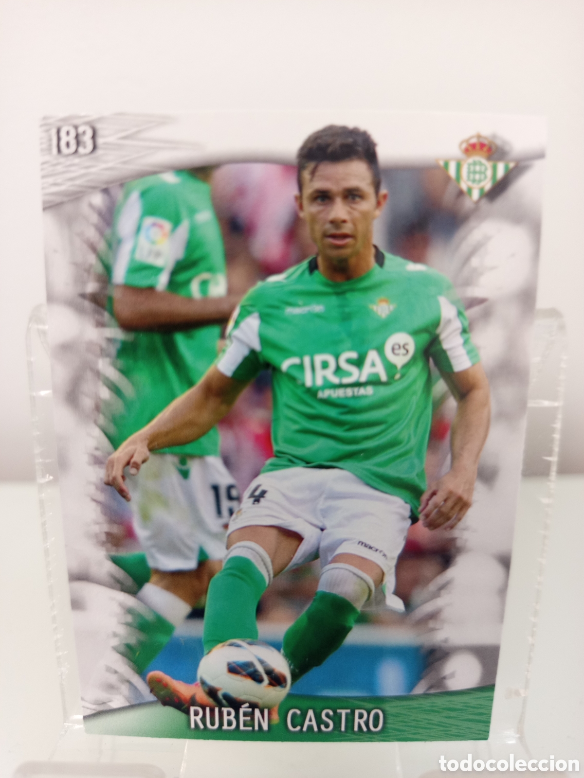 Cromos de Futebol: ❇️ CROMO CARD ⚽ RUB&Eacute;N CASTRO BETIS 183 FICHAS LIGA QUIZ GAME 2014 13 14 2013 2014 MUNDICROMO ❇️