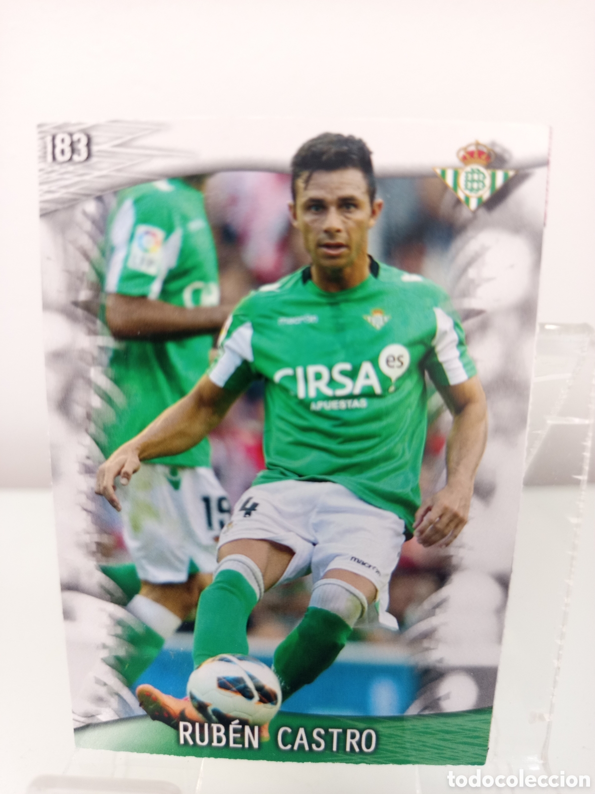 Cromos de Futebol: ❇️ CROMO CARD ⚽ RUB&Eacute;N CASTRO BETIS 183 FICHAS LIGA QUIZ GAME 2014 13 14 2013 2014 MUNDICROMO ❇️