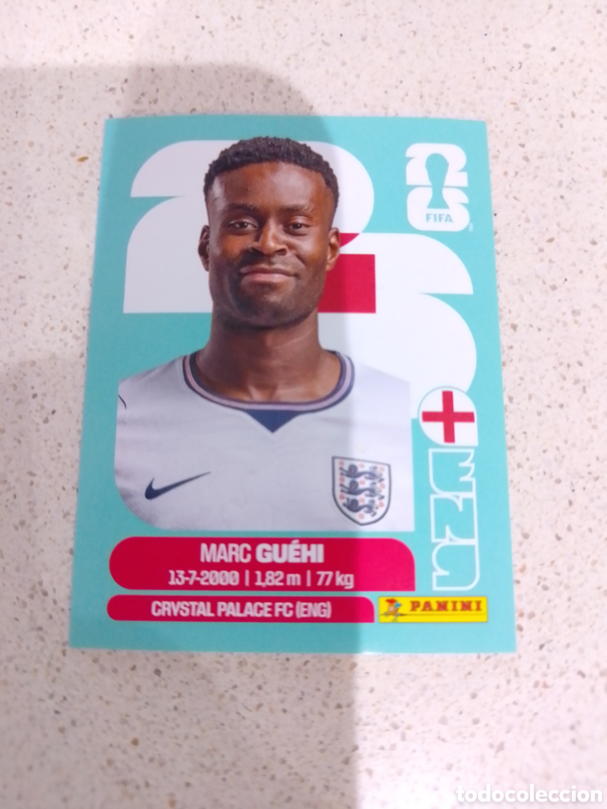 Cromos de F&uacute;tbol: CROMO N&Uacute;MERO 4 GU&Eacute;HI INGLATERRA . MUNDIAL 2026. PANINI.