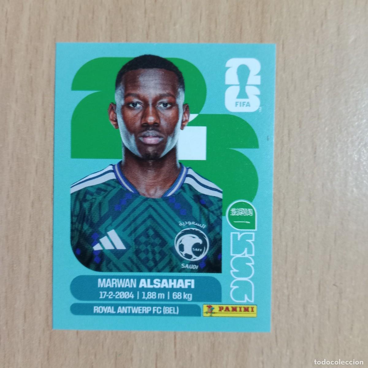 Cromos de F&uacute;tbol: MARWAN ALSAHAFI , ARABIA SAUDITA ,STICKER CROMO N&ordm; KSA 15 , FIFA WORLD CUP 2026 - PANINI - A&Ntilde;O 2026.