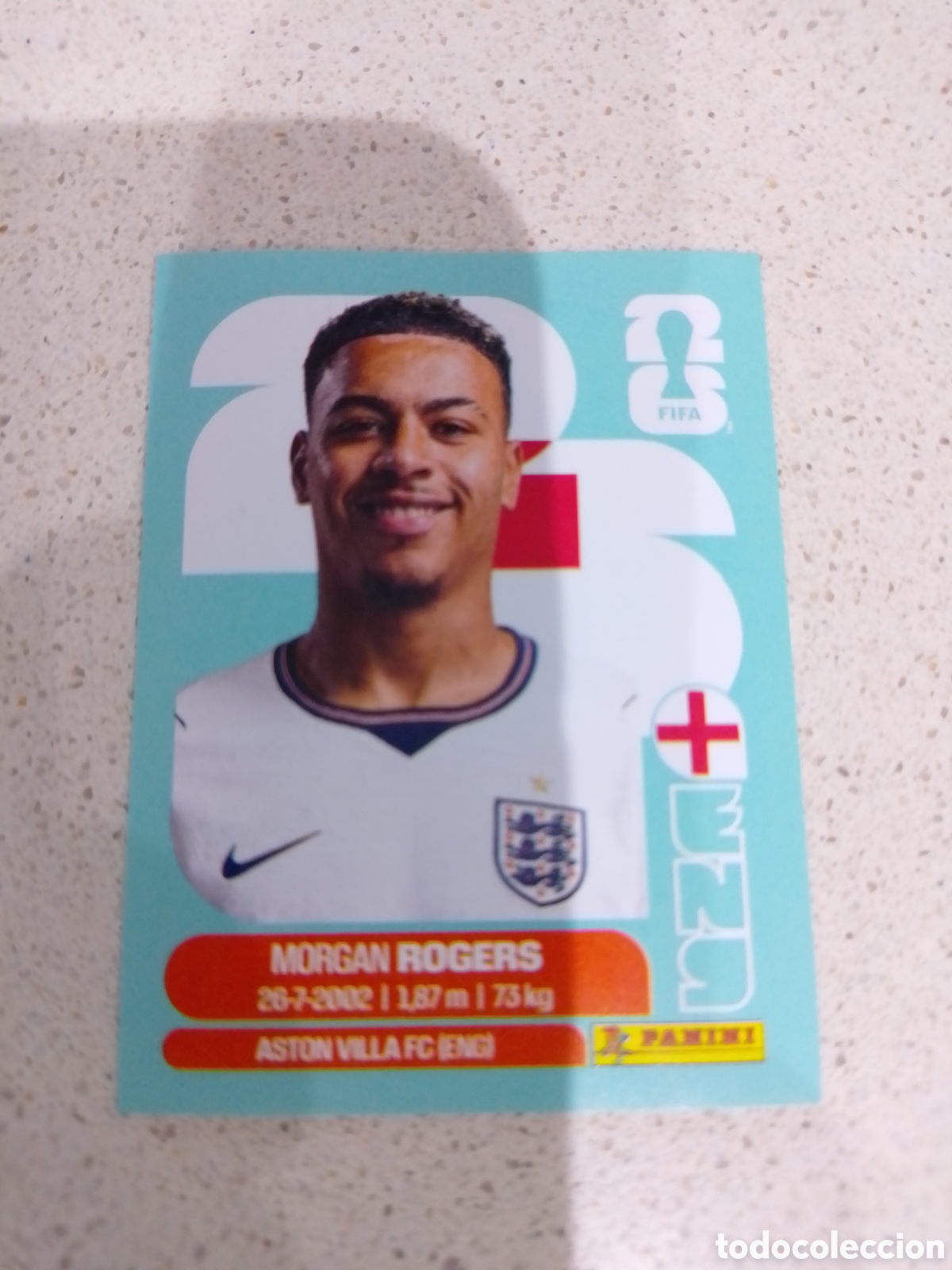Cromos de F&uacute;tbol: CROMO N&Uacute;MERO 14 ROGERS INGLATERRA . MUNDIAL 2026. PANINI.