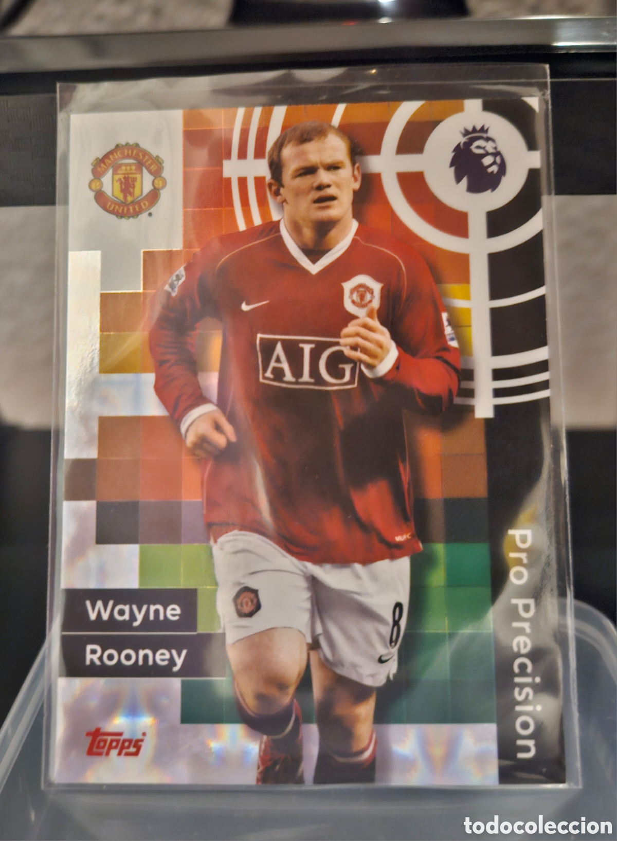 Cromos de F&uacute;tbol: Carta Futbol Wayne Rooney Topps Pro Precision