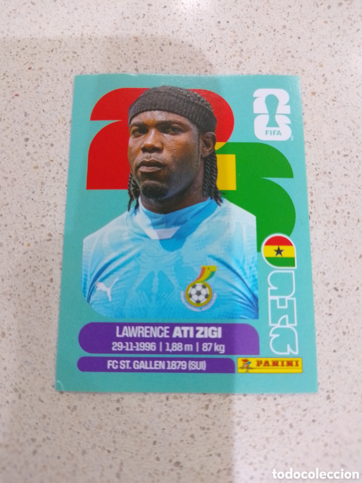 Cromos de F&uacute;tbol: CROMO N&Uacute;MERO 2 ATI ZIGI SENEGAL. MUNDIAL 2026. PANINI.