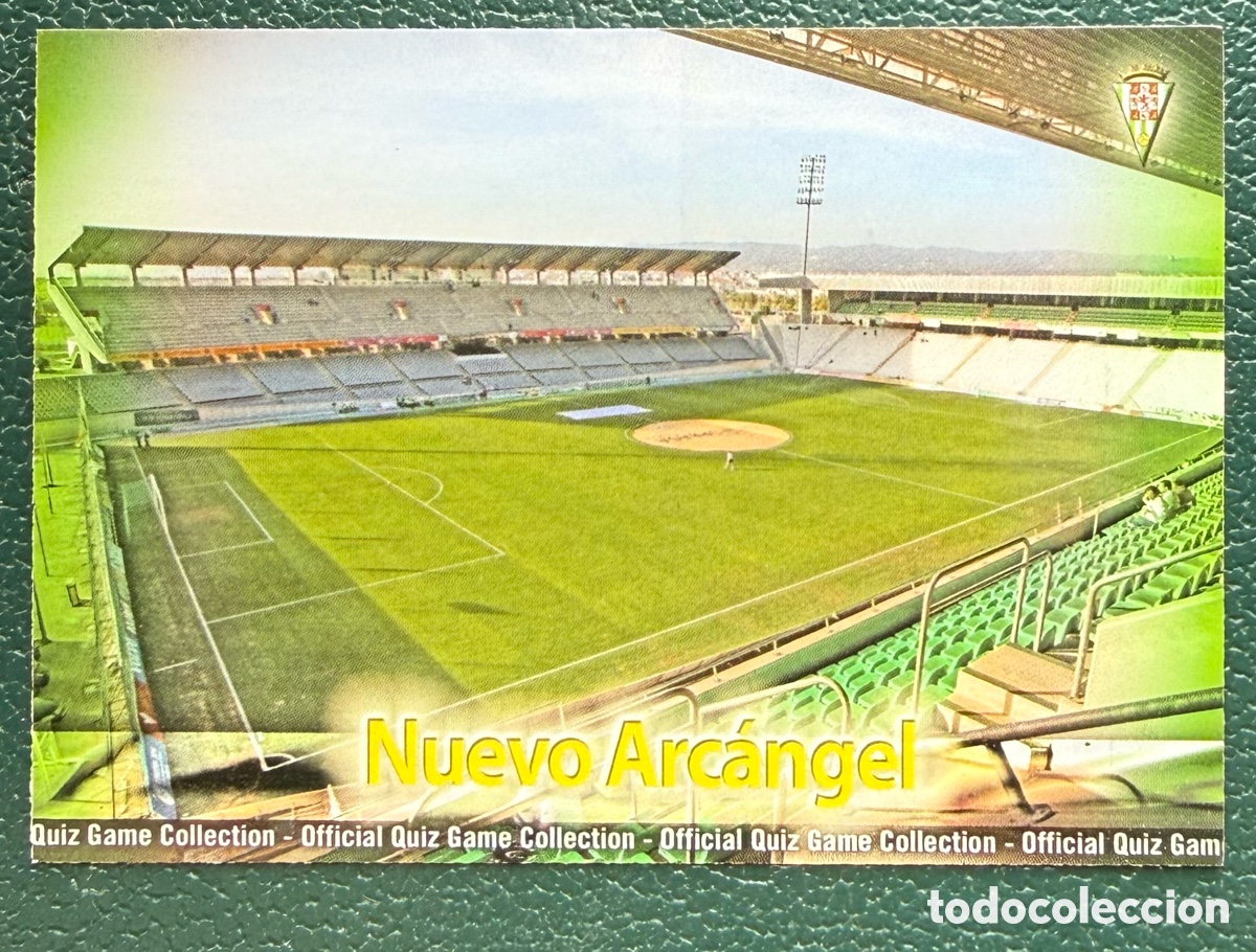 Figurine di Calcio: 965 ESTADIO NUEVO ARCANGEL MATE CORDOBA CF FICHAS ALBUM MUNDICROMO 2009 2010 09 10