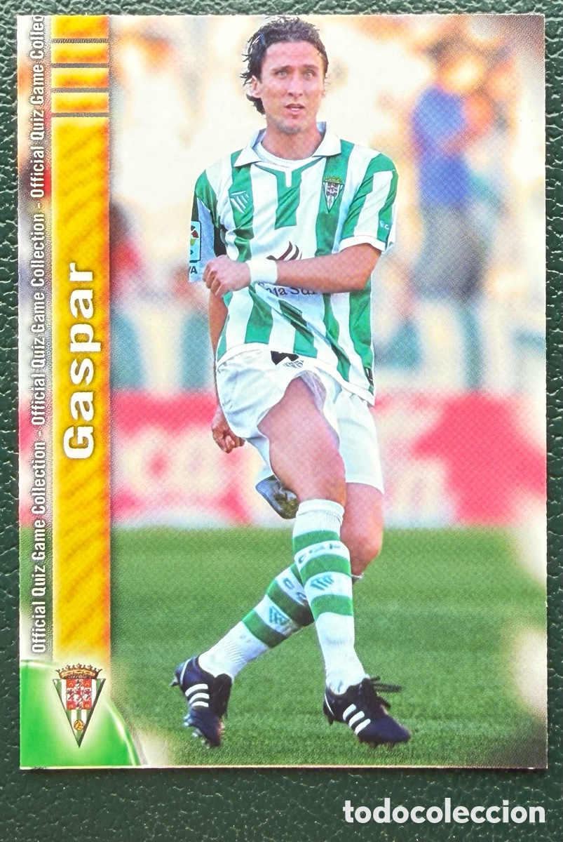 Figurine di Calcio: 969 GASPAR CORDOBA CF FICHAS ALBUM MUNDICROMO 2009 2010 09 10