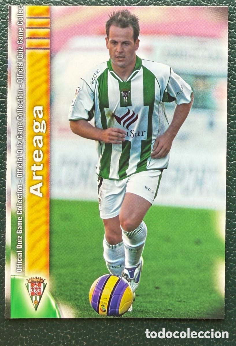 Figurine di Calcio: 972 ARTEAGA CORDOBA CF FICHAS ALBUM MUNDICROMO 2009 2010 09 10